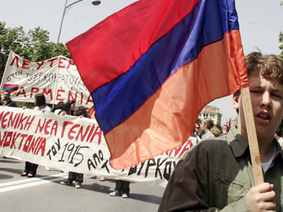 Ένταση στην πορεία των Αρμενίων