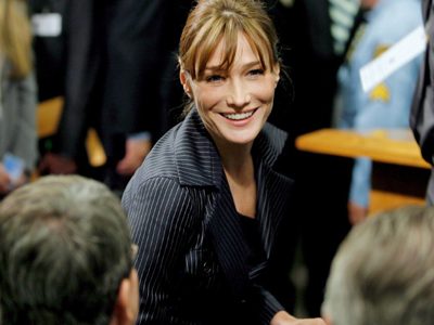 Η Κάρλα Μπρούνι στα Ηνωμένα Έθνη