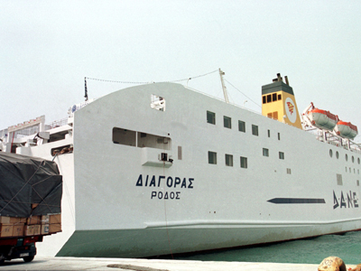 Ο ”Διαγόρας” λαχτάρησε τους επιβάτες του