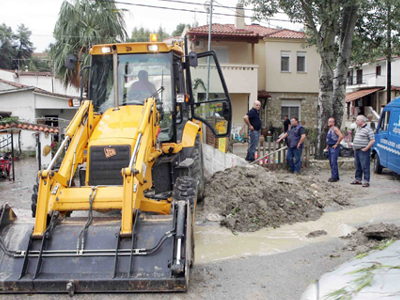 Έκλεψαν εκσκαφέα!