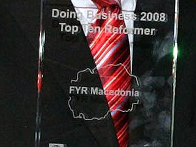 Έλαβε βραβείο ως FYROM ο Γκρούεφσκι