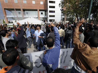 Έληξε η συγκέντρωση των Πακιστανών στην Πέτρου Ράλλη