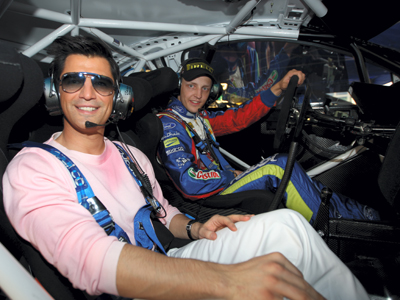 Ο Σάκης Ρουβάς στο Focus RS WRC με τον Mikko Hirvonen