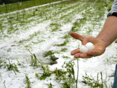 Χαλαζόπτωση στην Κοζάνη
