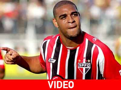 Πρώτη προπόνηση για τον Αντριάνο με την Φλαμένγκο