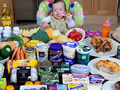 Το μωρό που τρώει 2.000 θερμίδες την… ημέρα