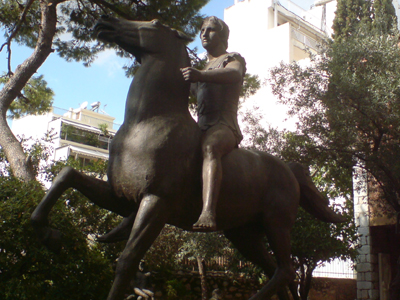 Άγαλμα του Μεγάλου Αλεξάνδρου στην Αθήνα