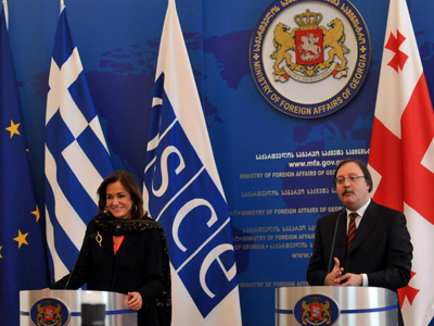 Η Μπακογιάννη στη Τιφλίδα