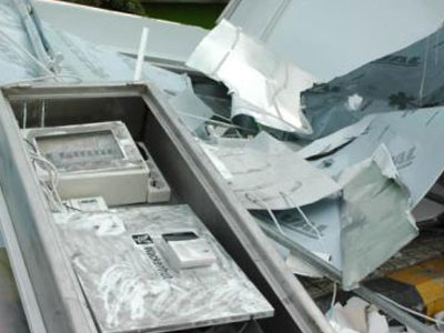 Κατάλαβαν ότι διέρρηξαν το ΑΤΜ, όταν πήγαν να το εφοδιάσουν με χρήματα