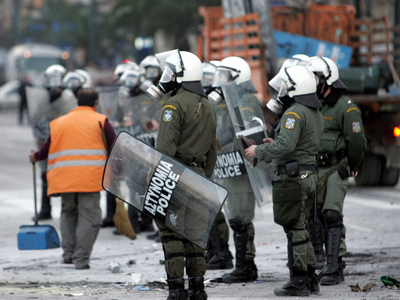 Ένταση έξω απο το δικαστικό μέγαρο Θεσσαλονίκης