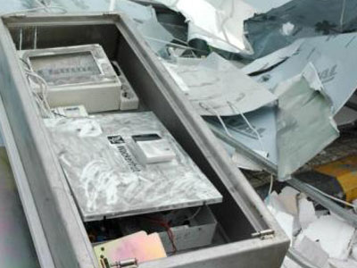 «Ξήλωσαν» ΑΤΜ στην Θεσσαλονίκη