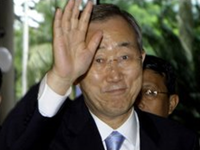 Στη Βιρμανία ο Ban Ki Moon