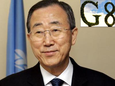 ”Κατσάδα” Ban Ki-moon στην G8 για τα ”πράσινα” μέτρα