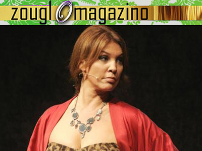 Η Βάνα Μπάρμπα σε ένα ιδιαίτερο μαγαζί με πίτσες