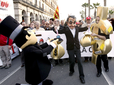 Στους δρόμους οι Ισπανοί για την ανεργία