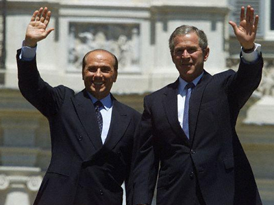 Στην Ιταλία ο Τζορτζ Μπους