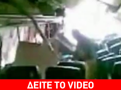 Βίντεο – ντοκουμέντο μετά τη συντριβή του αεροσκάφους στο Άμστερνταμ