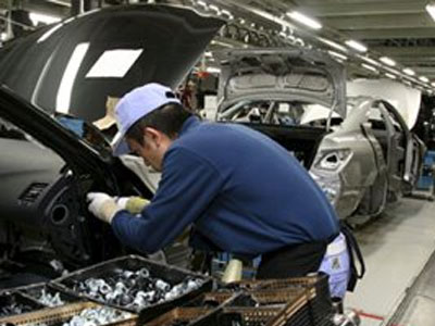 Πτώση στην Ιαπωνική βιομηχανία