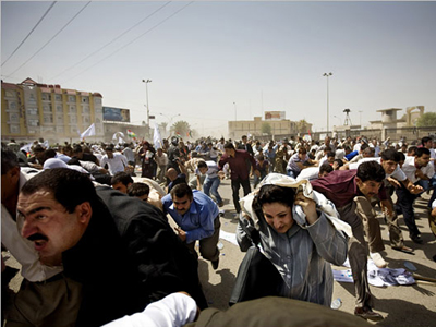 Καμικάζι βομβιστής σκόρπισε το θάνατο