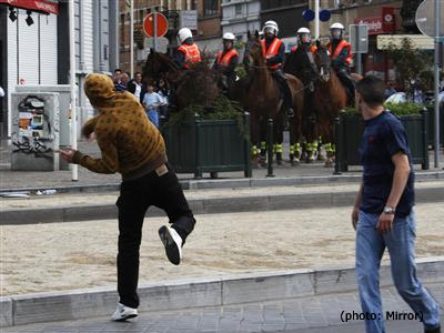 Δακρυγόνα και πέτρες στο κέντρο των Βρυξελλών