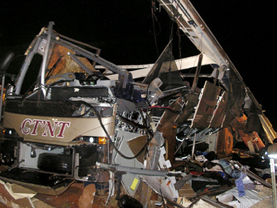 Είκοσι νεκροί μετά απο σύγκρουση λεωφορείου