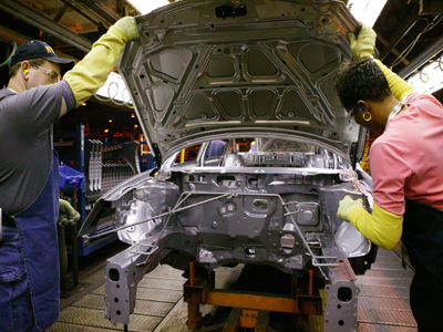 Η κατρακύλα της αυτοκινητοβιομηχανίας