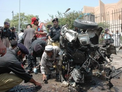 Αιματηρή έκρηξη παγιδευμένου οχήματος στο Πακιστάν