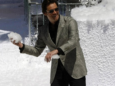 Χιόνι… έφερε στις Κάννες ο Τζιμ Κάρεϊ