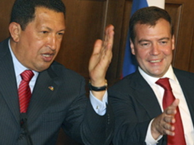 Συνάντηση Τσάβες- Μεντβέντεφ στη Ρωσία