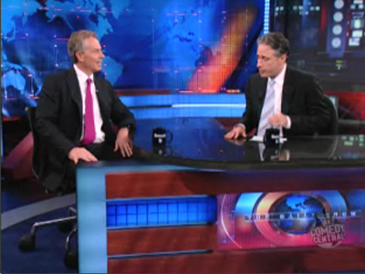 Ο Τόνι Μπλερ στο «Daily Show»