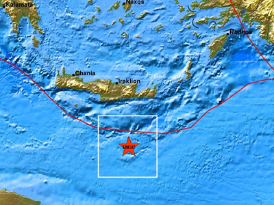 Σεισμός 4,1 Ρίχτερ στην Κρήτη