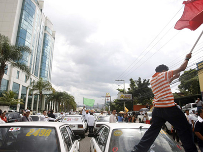 Ηχηρή διαδήλωση στην Tegucigalpa