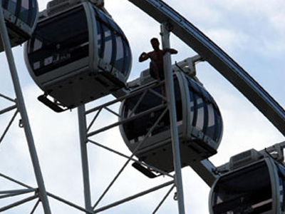 Πανικός σε λούνα παρκ