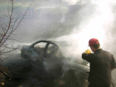 Κάηκε ζωντανός μέσα στο αυτοκίνητό του