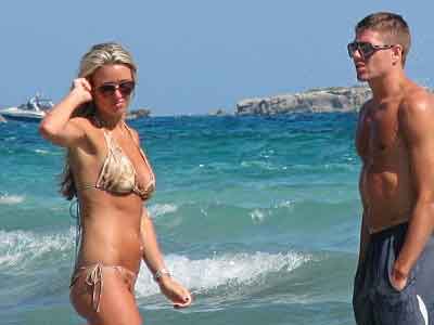 Στιγμές χαλάρωσης για το ζεύγος Gerrard