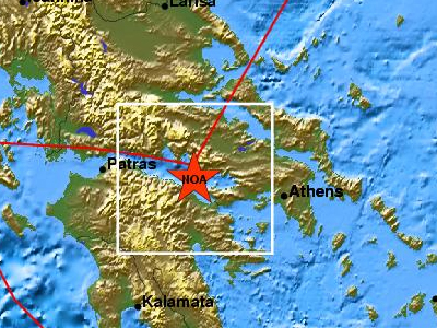 Σεισμός 4,5 Ρίχτερ στο Ξυλόκαστρο
