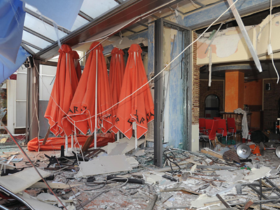 Βόμβα σε καφετέρια