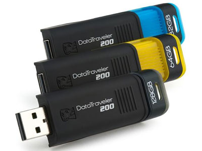 Kingston DataTraveler 200…μια νέα σειρά USB stick χωρητικότητας 32, 64 και 128GB ανά χείρας!
