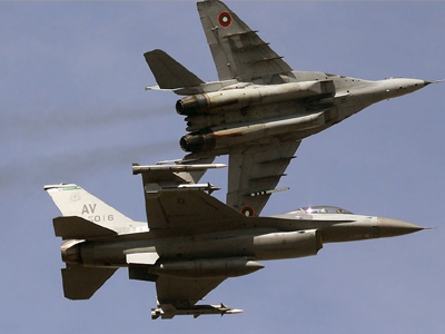 Βουλγαρικά και ελληνικά μαχητικά σε κοινή άσκηση