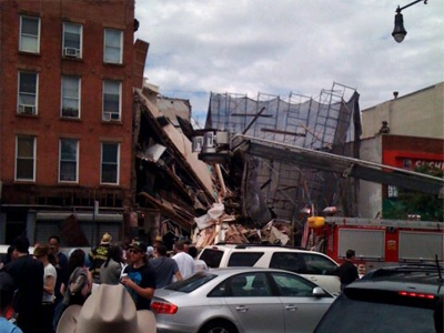 Κατάρρευση κτιρίου στο Brooklyn