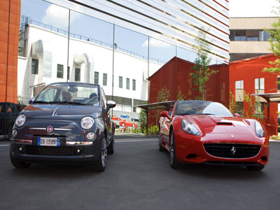 Fiat 500 και Ferrari California: μια οικογένεια είμαστε!