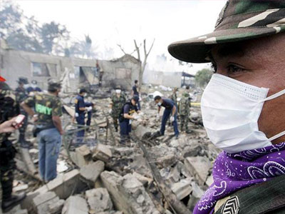 Δώδεκα νεκροί μετά από έκρηξη σε εργοστάσιο στις Φιλιππίνες