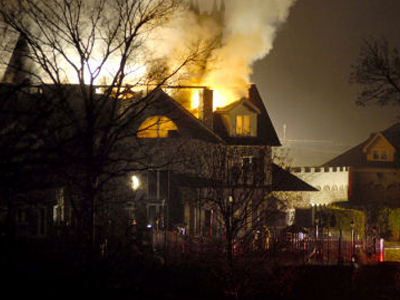 Φωτιά σε πολυτελές σπίτι στο Τενεσί