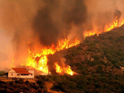 Σε ύφεση οι πυρκαγιές