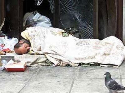 Συγκέντρωση ανθρωπιστικής βοήθειας για τους άστεγους