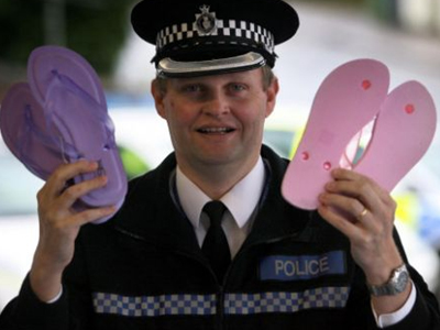 Σαγιονάρες για την προστασία των μεθυσμένων