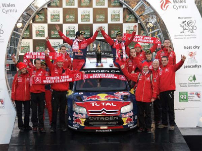 Η Citro&euml;n: Παγκόσμια Πρωταθλήτρια Κατασκευαστών για το 2008