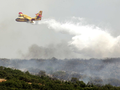 Υπό μερικό έλεγχο η πυρκαγιά στη Μεσσηνία