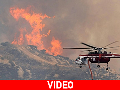 Η Σάντα Μπάρμπαρα στο έλεος των πυρκαγιών