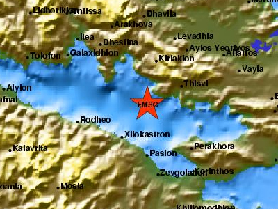 Σεισμός 4,2 Ρίχτερ στον Κορινθιακό Σεισμός 4,2 Ρίχτερ στον Κορινθιακό